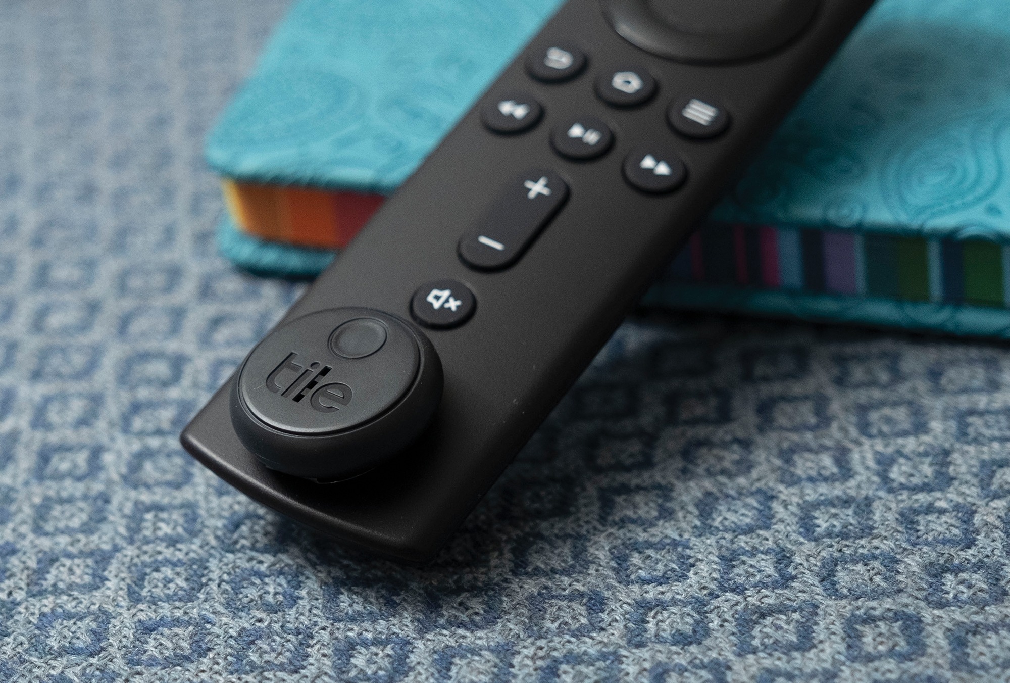 Sticker on TV remote
