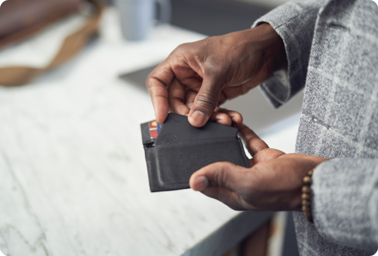 Slim in wallet